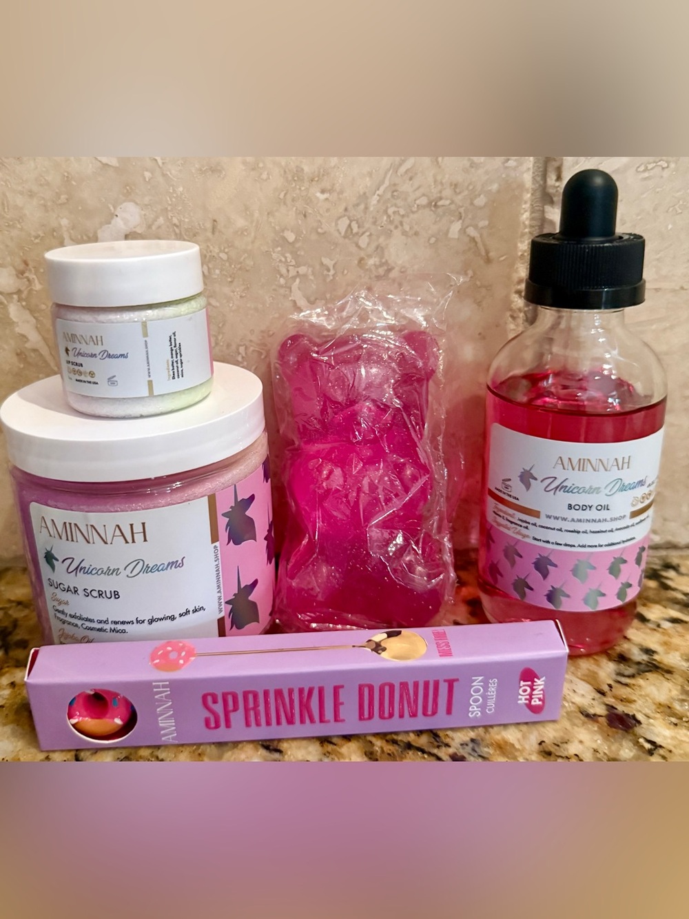 Aminnah skin care bundle set limited edition